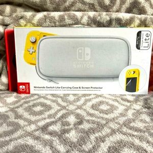 Nintendo Switch Lite Carrying Case & Screen Protector For Nintendo Switch Lite